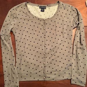 Ann Taylor Heart Cardigan❤️